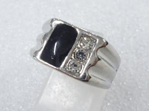 エナメル　クリスタル　指輪(13号)